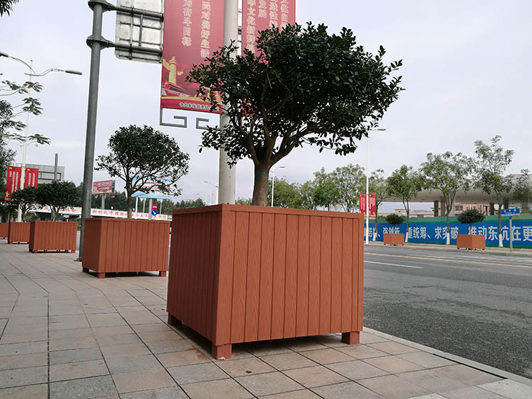 塑木樹池